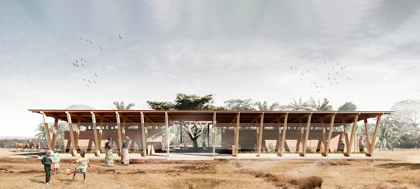 okuma studio combines local materials with modular design for house in tanzania