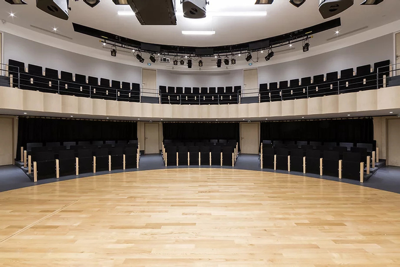 PARC architects restores the auditorium of versailles with blond wood designboom