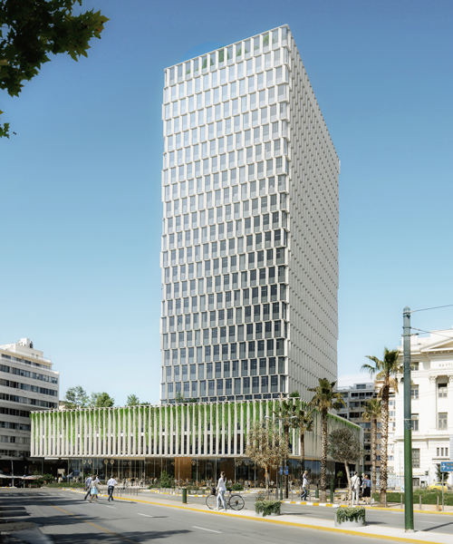 PILA wins competition to redesign the façade of piraeus tower in athens