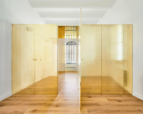 raúl sánchez places mysterious brass 'magic box' within family house in spain