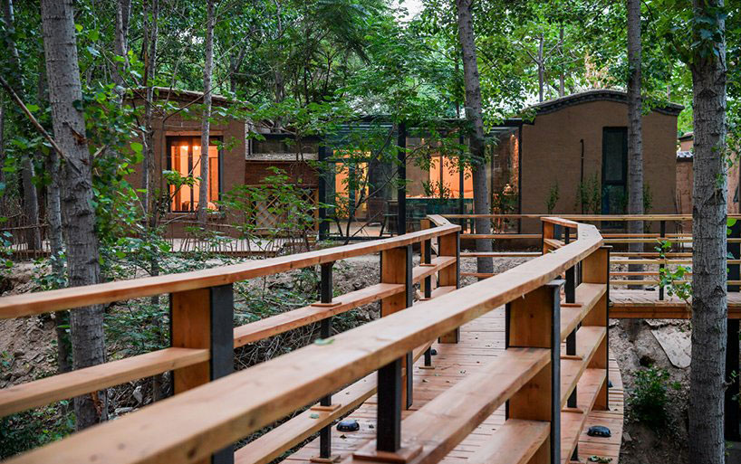 small hotel complex design revitalizes abandoned village in northern china