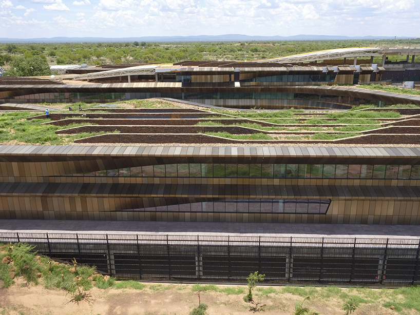 SHoP architects shares new images of the almost-finished botswana innovation center