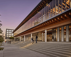 SOM designs library as the first-ever heavy timber building in the city of long beach