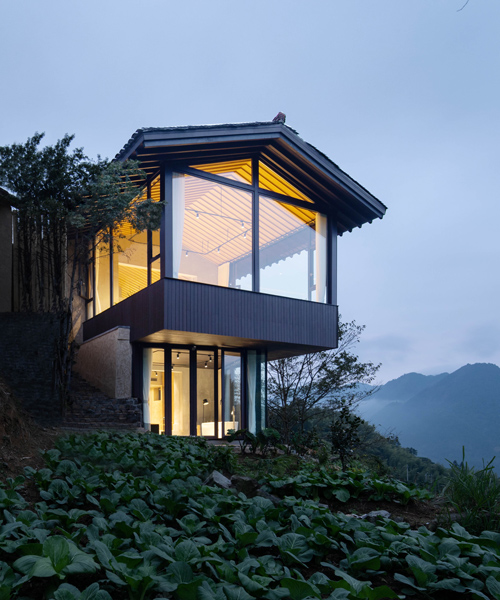 line+ studio transforms ancient, hidden architecture of china with 'stray bird art hotel'