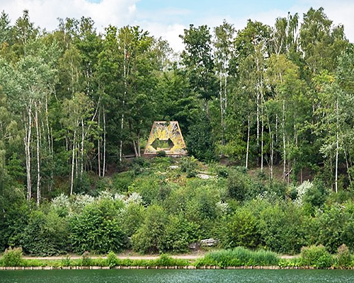 pavilion with mirror interior by atelier ARI reflects surrounding nature in north france