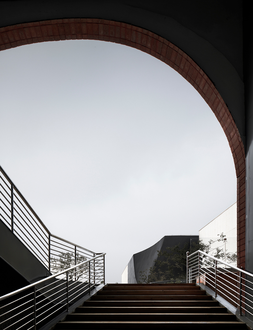 UAD abstracts the colors of chinese calligraphy to create shuyang art gallery designboom
