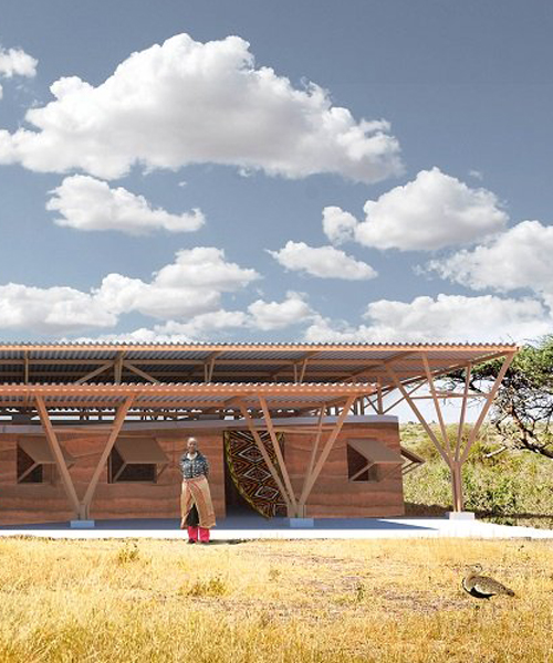'ukuta wa maisha' is a rammed earth housing proposal for tanzania