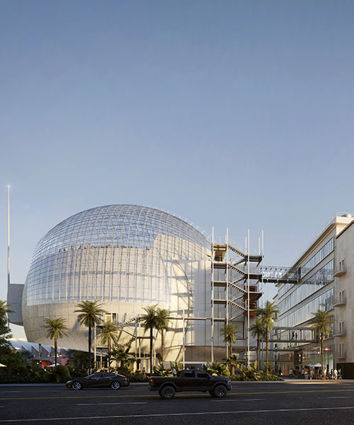 saflex structural laminated glass dome crowns renzo piano's academy museum of motion pictures
