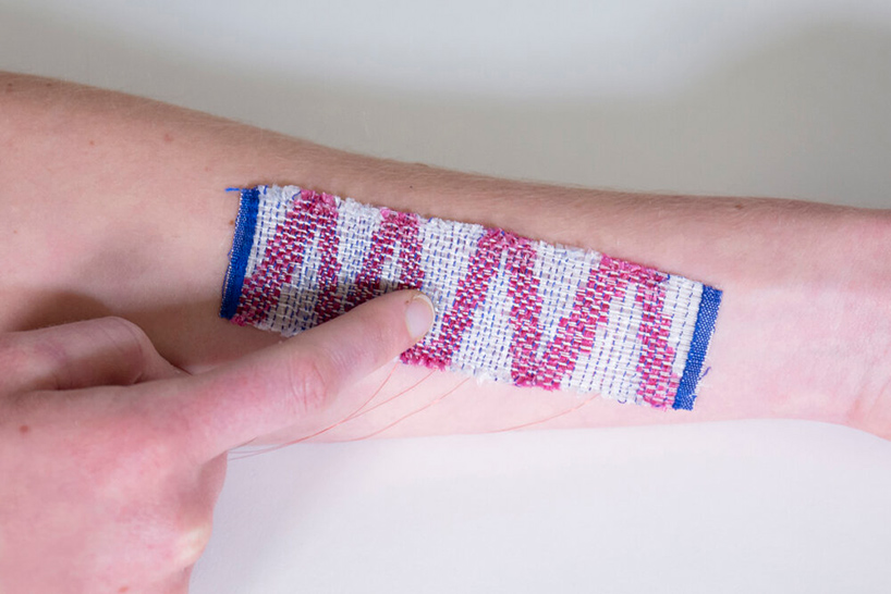 with hybrid body lab's 'wovenskin,' you can feel alerts directly on your skin