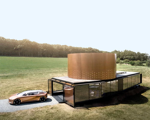 marchi architectes integrates renault’s symbioz electric car into its transforming 'house 33'