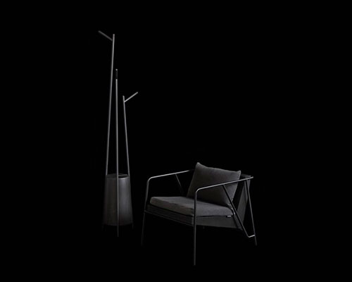 ink black furniture series by FIL references japanese tradition of annual grassland burning