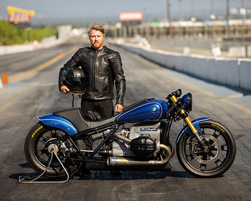 roland sands unveils interpretation of custom bike based on the brand new BMW R 18