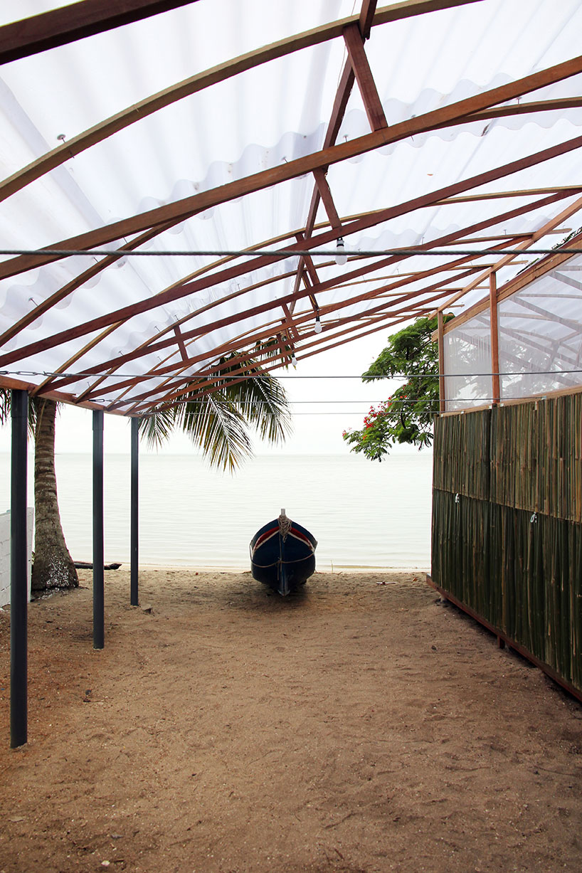 estudio flume builds beach kiosk + boat refuge to support traditional 'caiçara' lifestyle in brazil