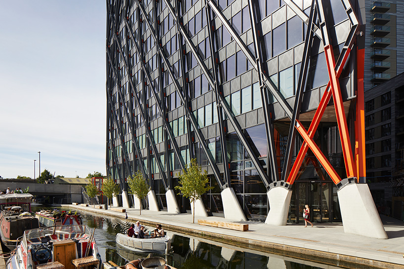 fletcher priest-designed 'brunel building' in london reveals its construction methods