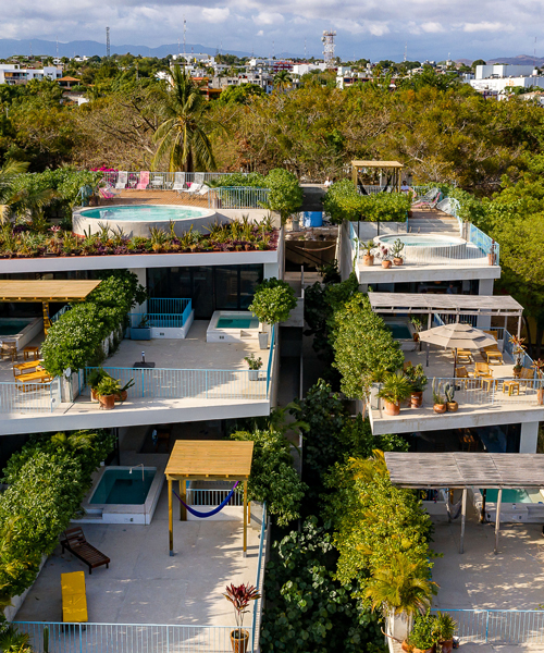 francisco pardo steps 'villas escondida' into the coastal landscape of mexico