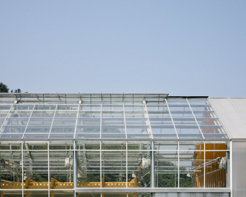 studio STAY completes a glasshouse laboratory for herb research in south korea