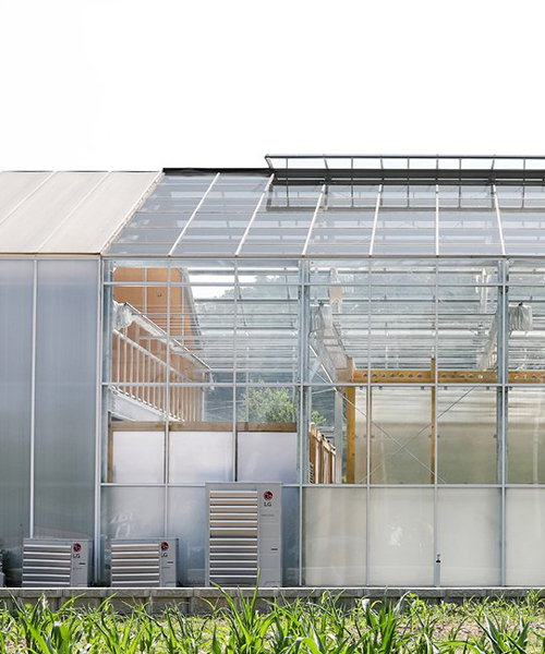 studio STAY completes a glasshouse laboratory for herb research in south korea