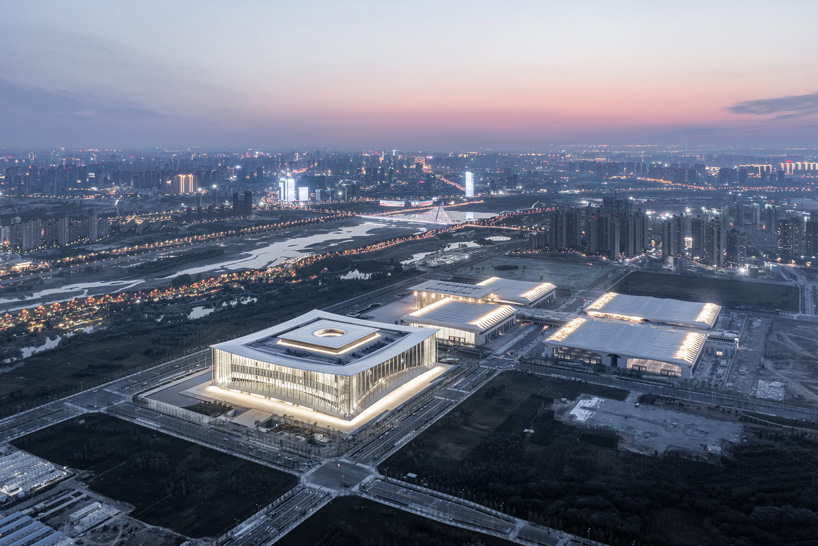gmp architekten completes construction of silk road international conference center in china
