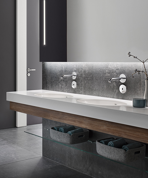 the untouchables: GROHE's automatic contactless faucets offer hygienic solutions