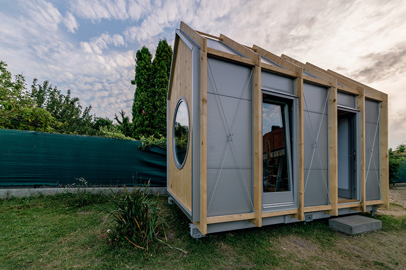 hello wood's kabinka is a modern, small-batch, assemble-yourself cabin