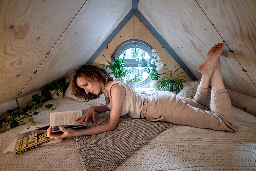 hello wood's kabinka is a modern, small-batch, assemble-yourself cabin