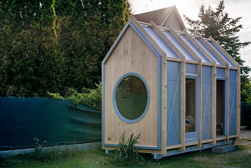 hello wood's kabinka is a modern, small-batch, assemble-yourself cabin