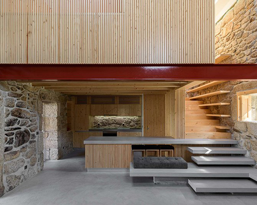 henrique barros-gomes turns an old community oven into a holiday home in rural portugal