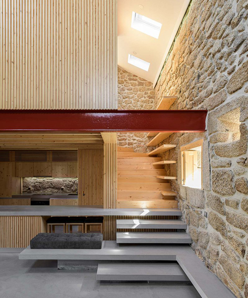 henrique barros-gomes turns an old community oven into a holiday home in rural portugal