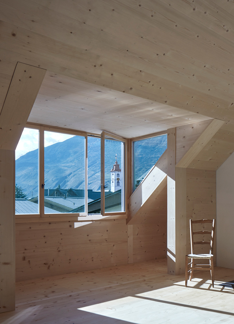 jonathan tuckey design transforms 17th century 'nossenhaus' in a swiss village