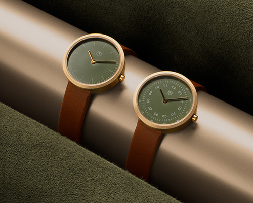 maven watches' artisan series blends elements of modern architecture + natural landscapes