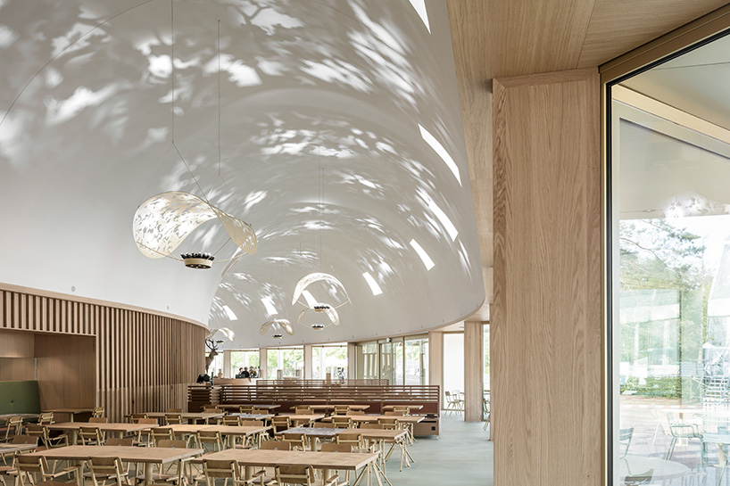monadnock + de zwarte hond design landmark pavilion for national park in the netherlands