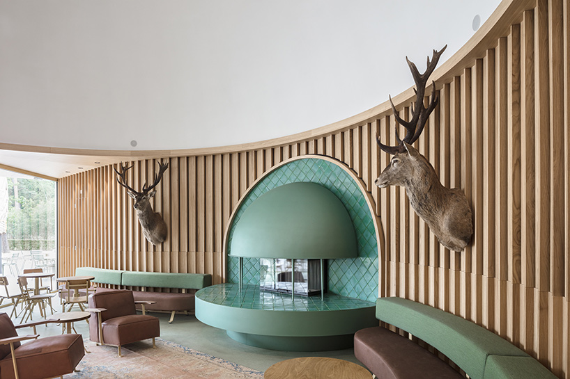 monadnock + de zwarte hond design landmark pavilion for national park in the netherlands