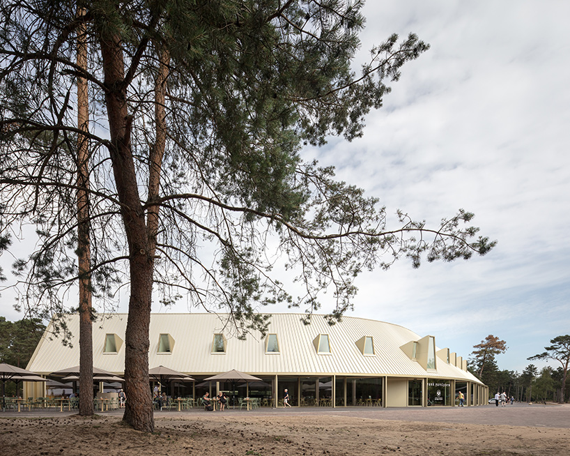 monadnock + de zwarte hond design landmark pavilion for national park in the netherlands