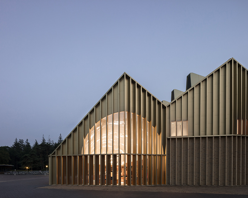 monadnock + de zwarte hond design landmark pavilion for national park in the netherlands