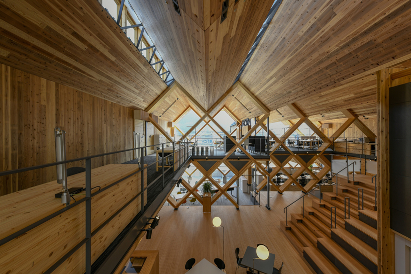 NKS architects designs an office in japan using criss