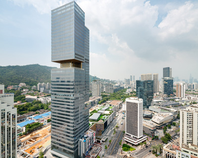 OMA's mixed-use podium tower 'prince plaza' opens in shenzhen, china