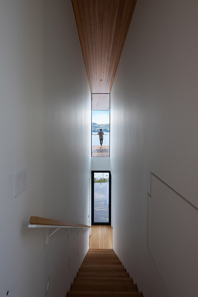 bowen island house by omb is a peaceful family retreat in canada designboom