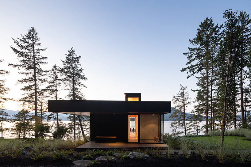 bowen island house by omb is a peaceful family retreat in canada designboom