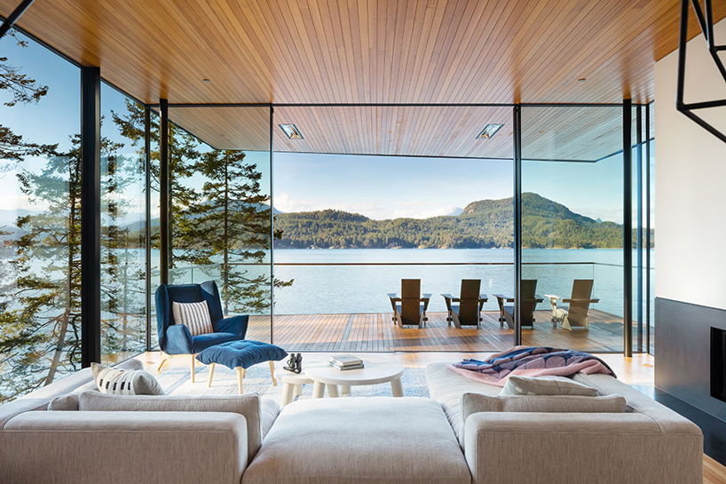 bowen island house by omb is a peaceful family retreat in canada