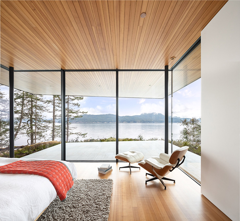 bowen island house by omb is a peaceful family retreat in canada designboom