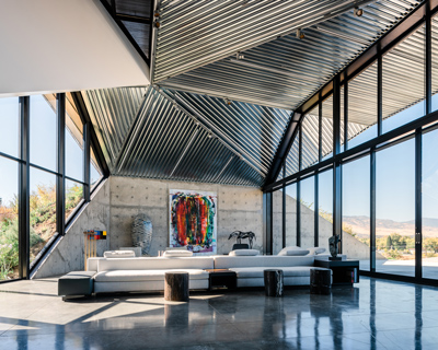 OPA designs passive, high-performance 'shapeshifter' house in the desert outside reno