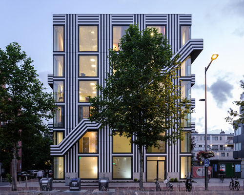 graphic design studio thonik presents its first work of architecture in amsterdam