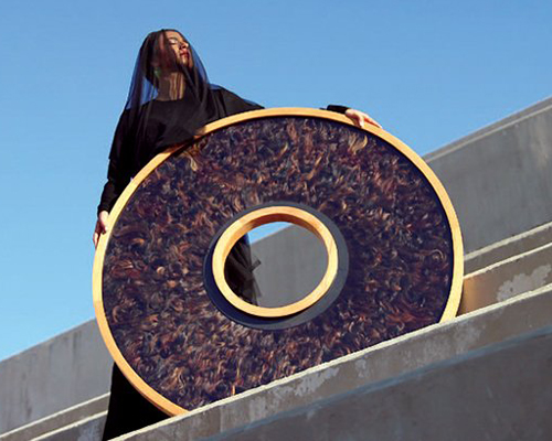 inevitable (death is our 'something in common') is a conceptual artwork made of human hair