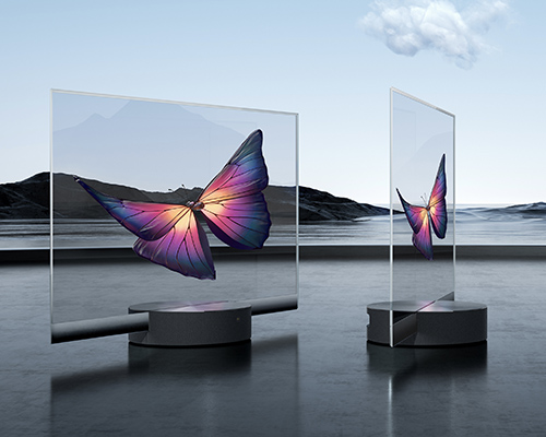 xiaomi unveils world's first mass-produced transparent TV