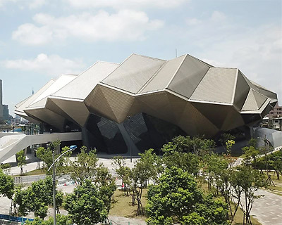 taipei music center by RUR architecture is a new landmark for taiwan's pop scene