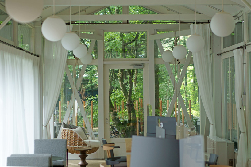 the interior is connected to the nature outside