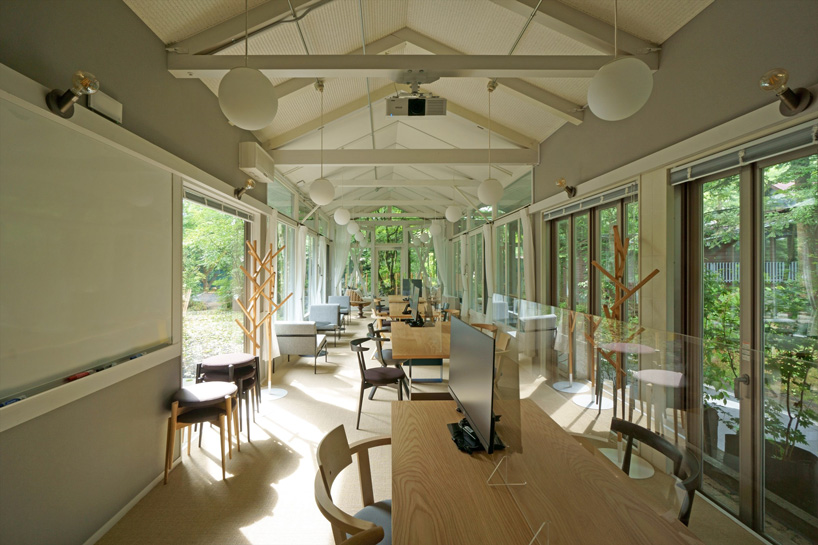 interior view of  'work x ation' offices