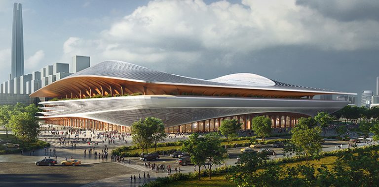 zaha hadid architects to design xi’an international football centre, china