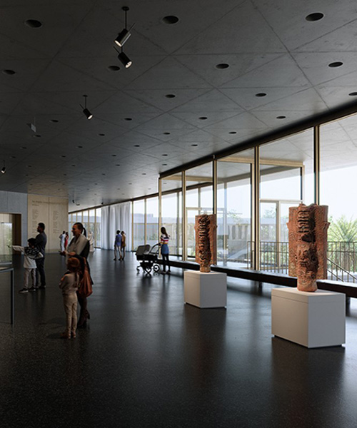 LACMA reveals concrete interiors of its peter zumthor-designed building