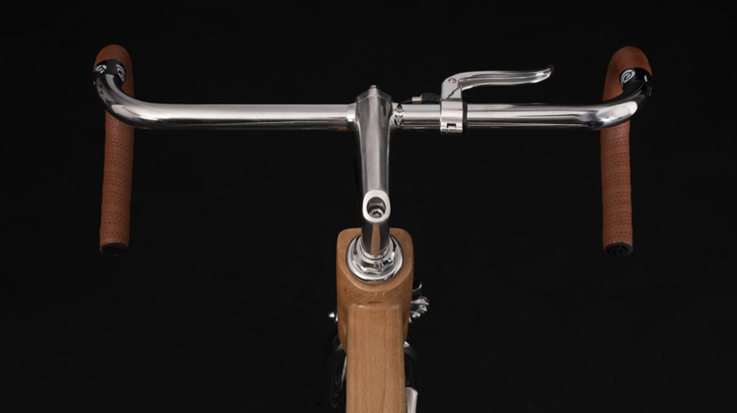 alfredo wooden bicycles combine italian craftsmanship with elegant design